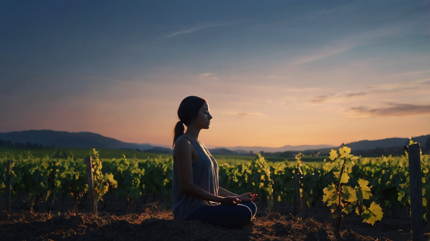 Istruttore di yoga che guida una classe online